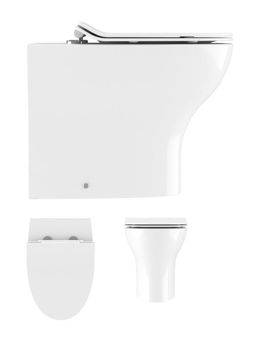 Kai Back to Wall Toilet with Soft Close Seat