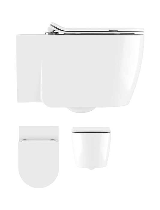 Kai Wall Hung Toilet with Soft Close Seat