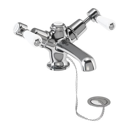 Kensington Basin Mixer with Plug & Chain Waste