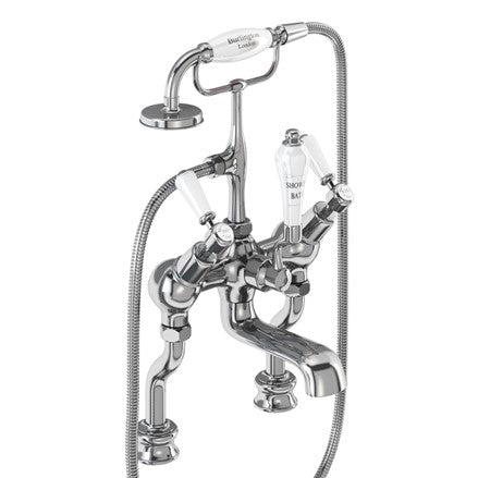 Kensington Regent Angled Bath Shower Mixer Deck Mounted