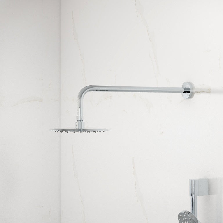 round wall-mounted shower arm 360mm
