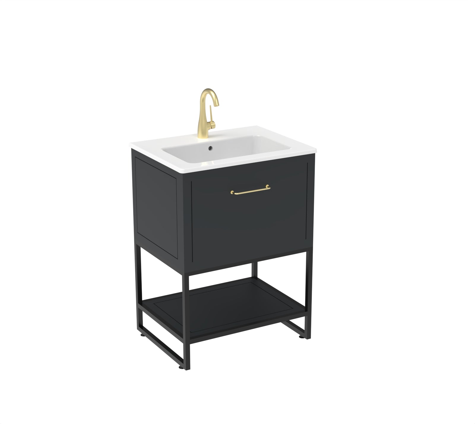 KINGSBURY 60cm 1 drawer floor standing unit