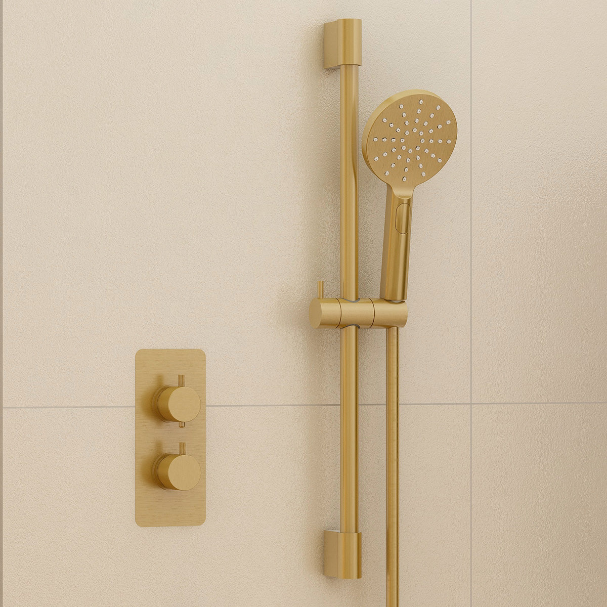 Ravine Slide Rail Only in Brushed Brass