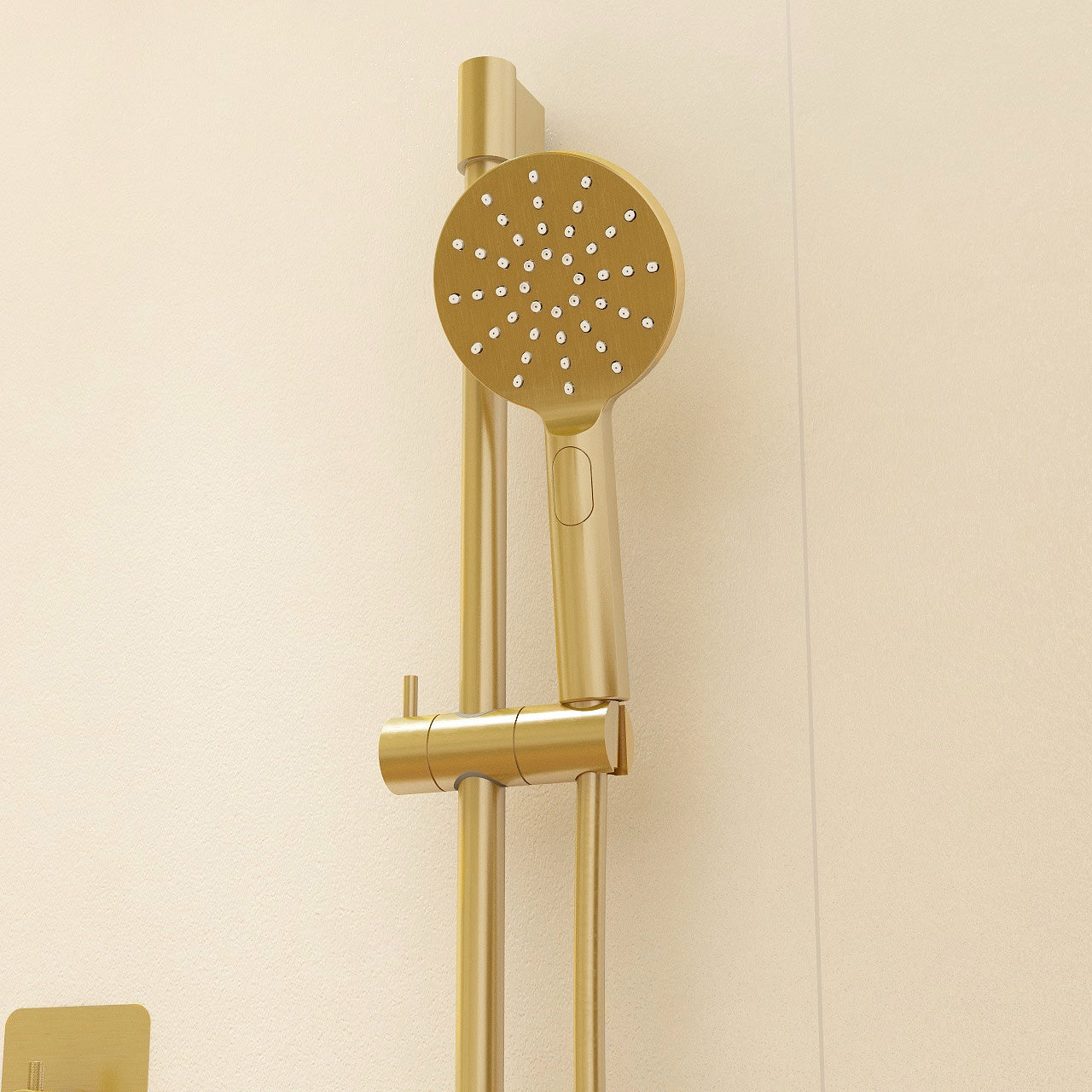 Ravine Brushed Brass Multifunction handset Only