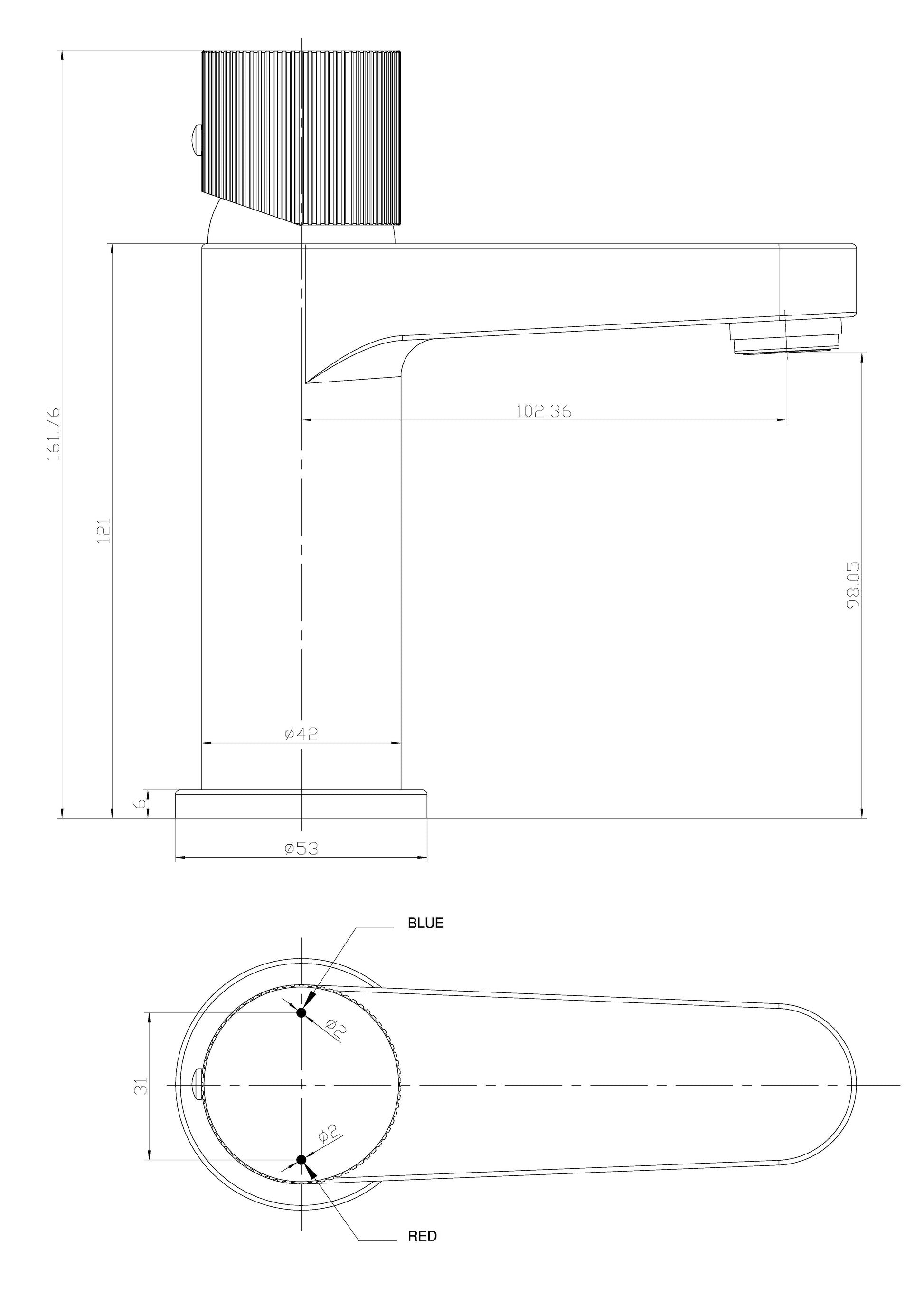 KOKO Mono Basin Mixer Gunmetal