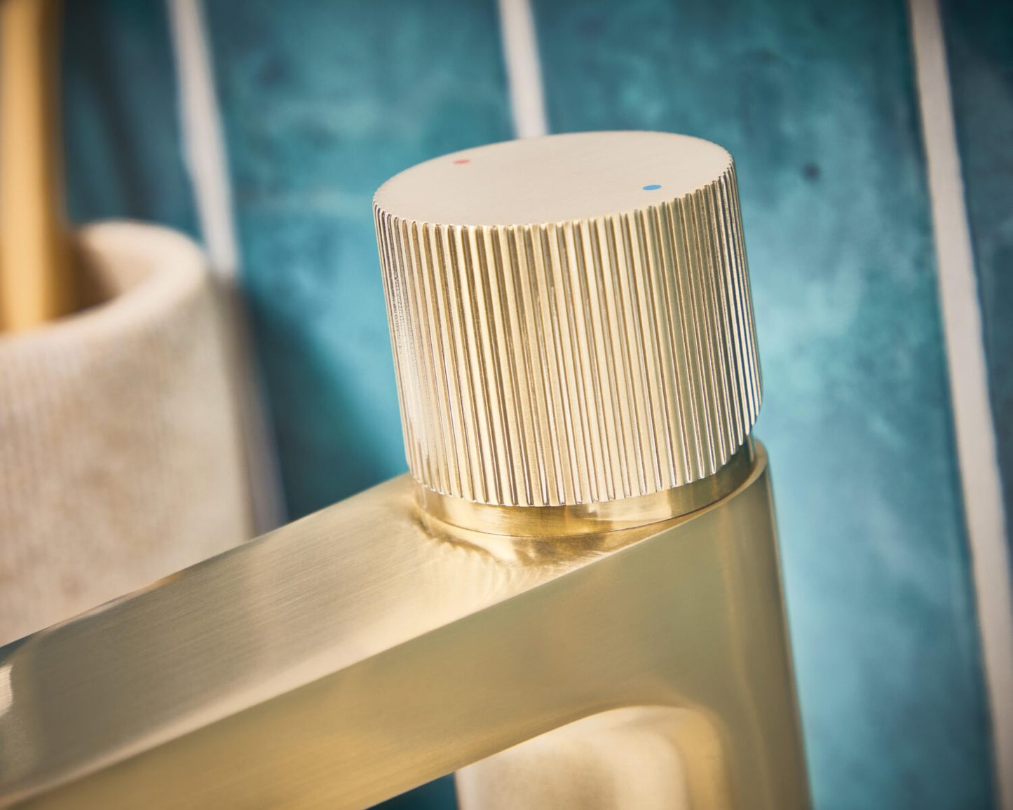 KOKO Tall Basin Mixer Brushed Brass