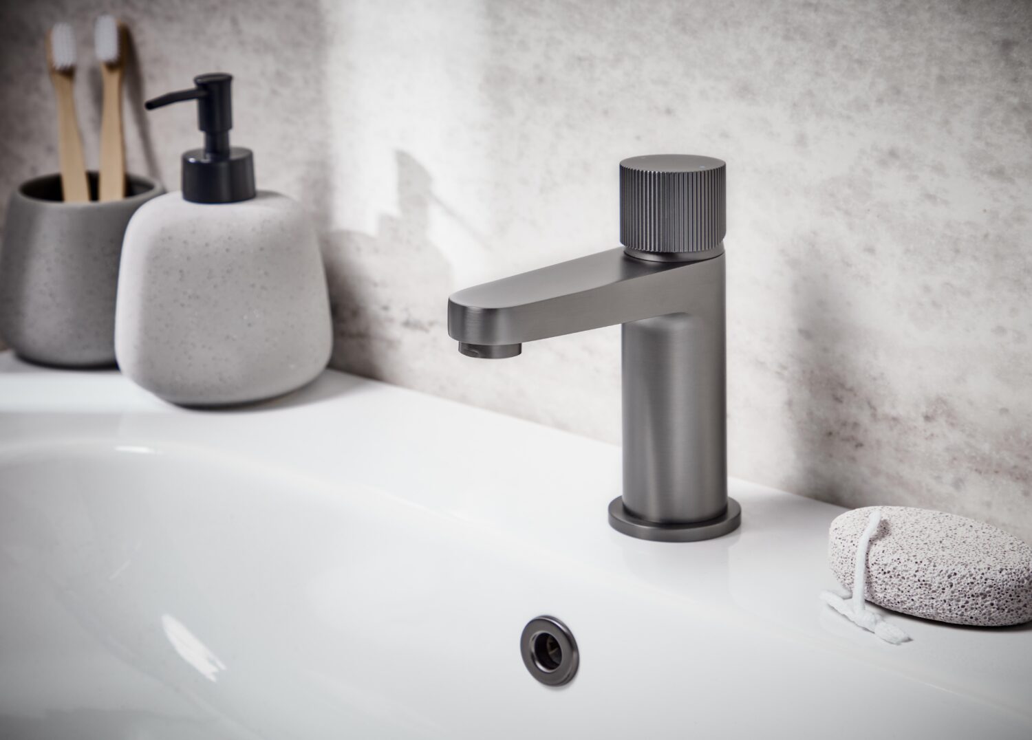 KOKO Mini Basin Mixer Gunmetal