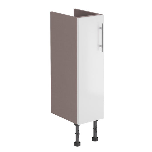 Surrey White Gloss Single Door Fitted Furniture Unit 200mm