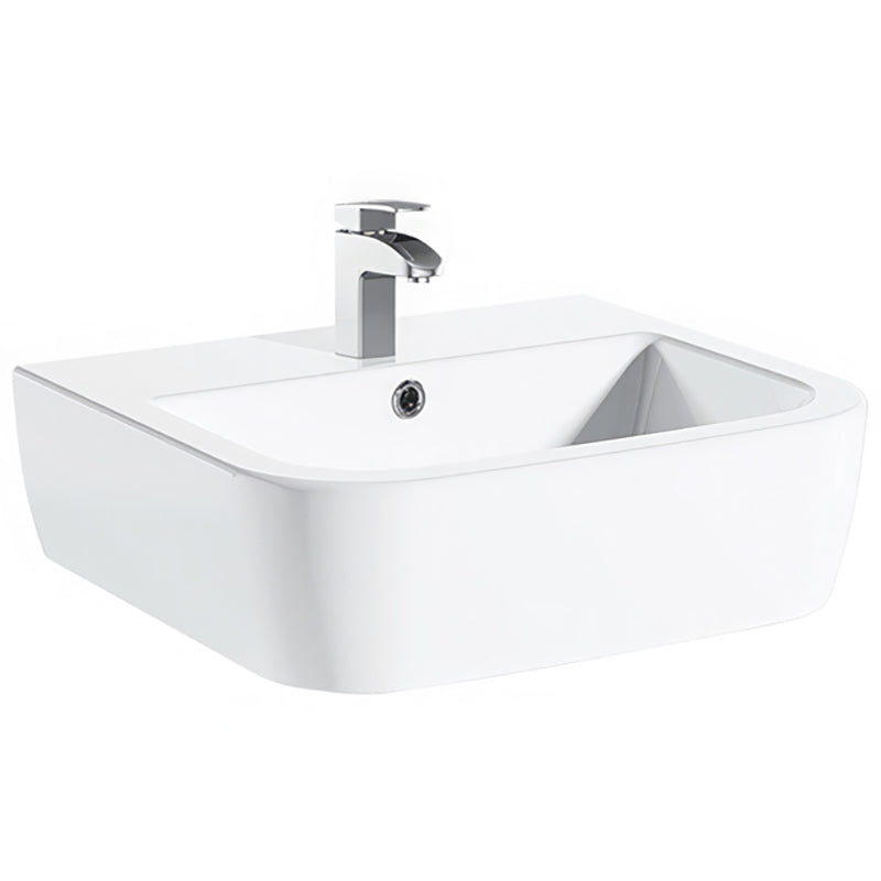 IMEX Essence White 560mm 1 Tap Hole Basin