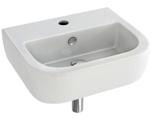 IMEX Essence White 400mm 1 Tap Hole Handrinse Basin - LH10100