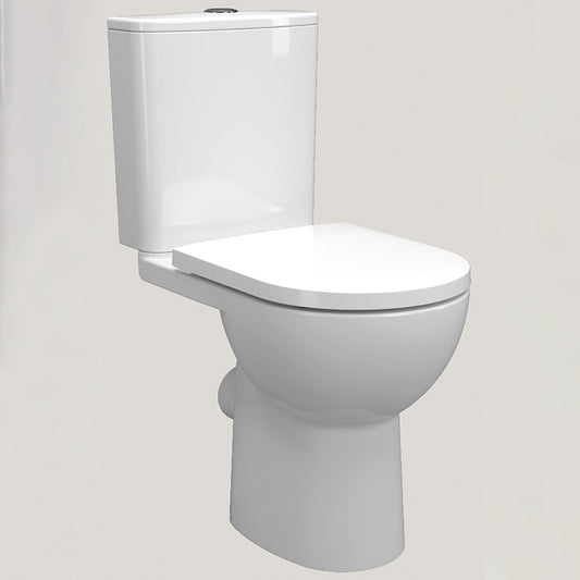 Imex Ivan Rimless Open Back Close Coupled Pan With Cistern And Seat