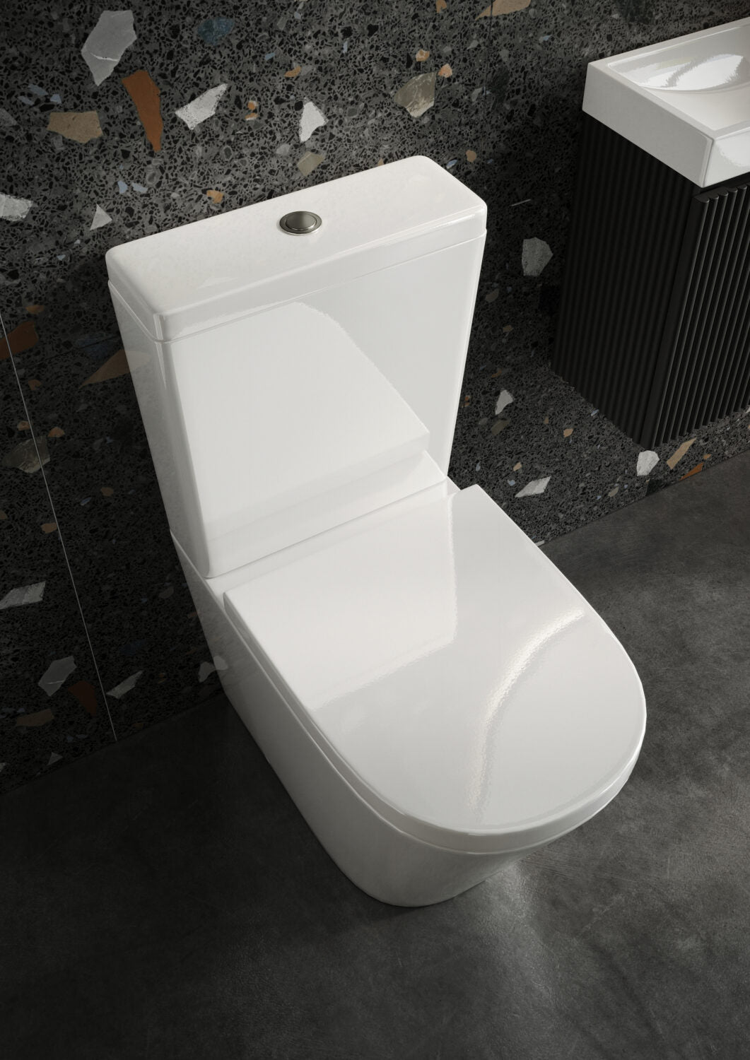 Linea Rimless Back to Wall Pan & Seat