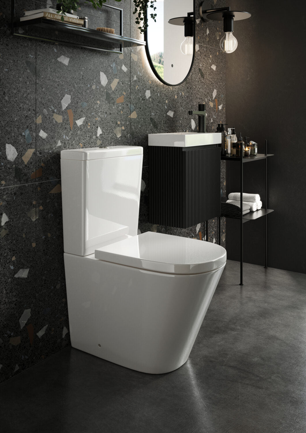Linea Rimless Back to Wall Pan & Seat