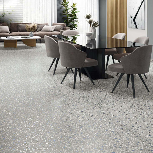 Soprano Ceniza Matt Terrazzo Porcelain Tile 1000x1000mm