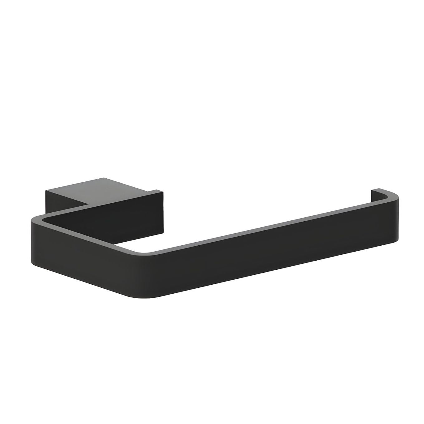 Elora Matt Black Toilet Roll Holder