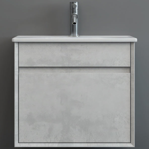 IMEX Alma Wall Hung Single Drawer Cabinet Basin and Worktop Not Included