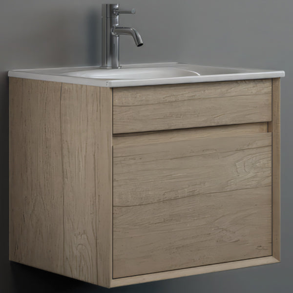 IMEX Alma Wall Hung Single Drawer Cabinet Basin and Worktop Not Included