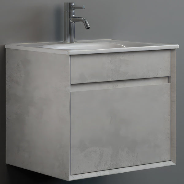 IMEX Alma Wall Hung Single Drawer Cabinet Basin and Worktop Not Included