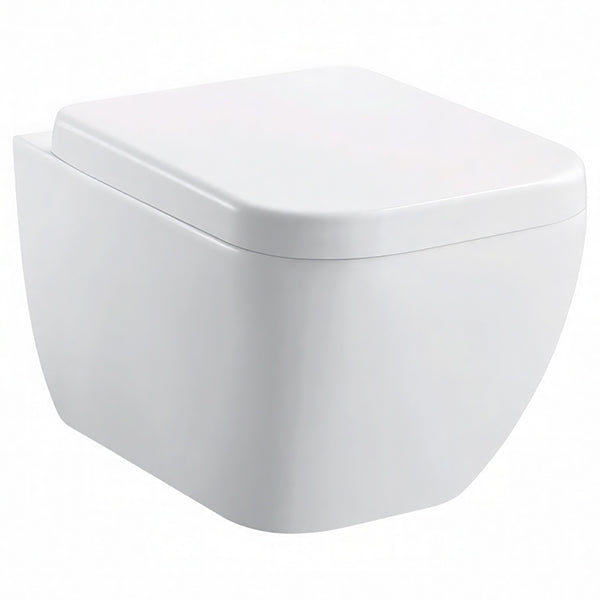 IMEX Essence 500mm Rimless Wall Hung White WC Pan