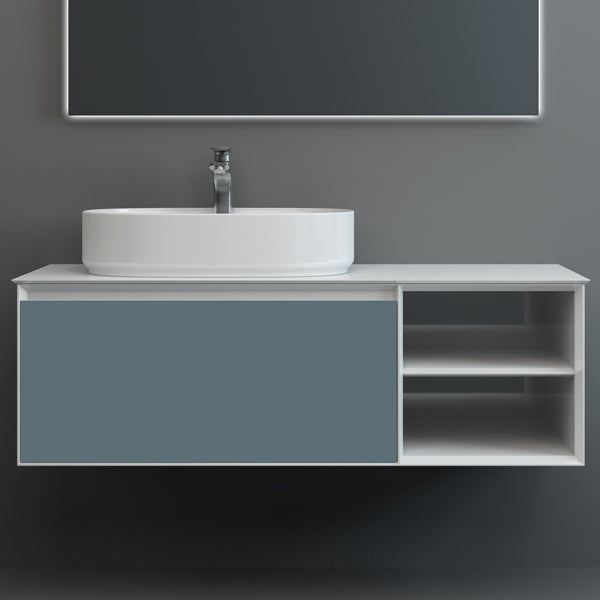 IMEX Essence Single Drawer Cabinet With Storage + Worktop and Counter Top Basin Included