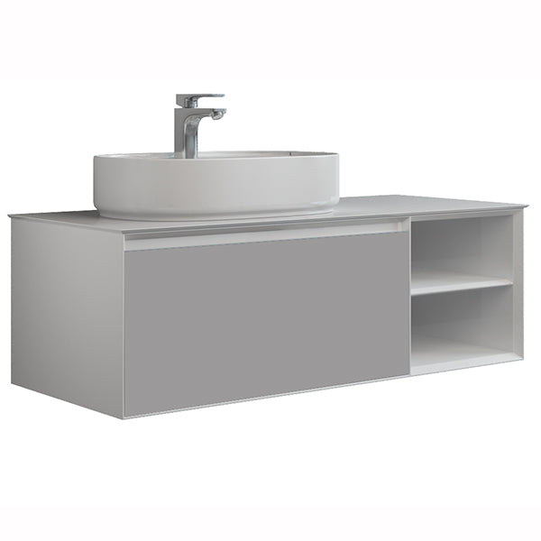 IMEX Essence Single Drawer Cabinet With Storage + Worktop and Counter Top Basin Included