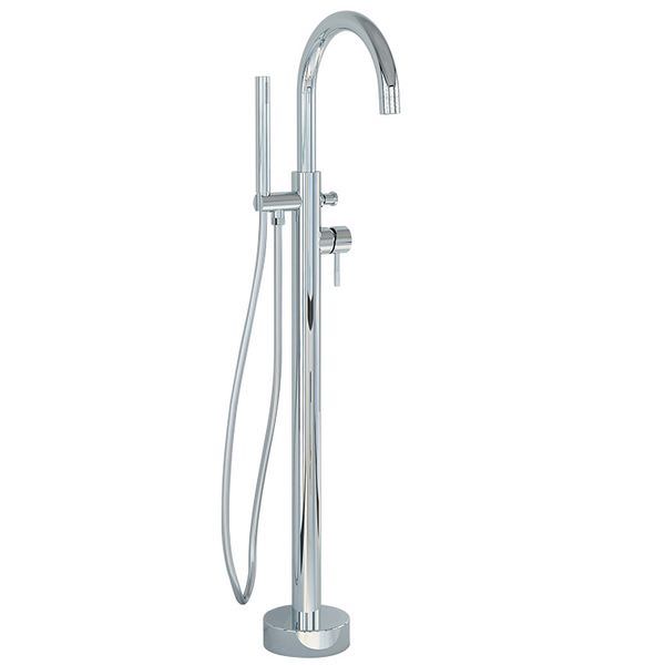 IMEX Ravine Floor Standing Bath Shower Mixer Tap With Hose And Handset