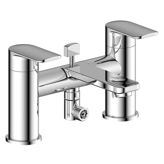 IMEX Suburb Bath Shower Mixer Tap With Handset And Wall Bracket