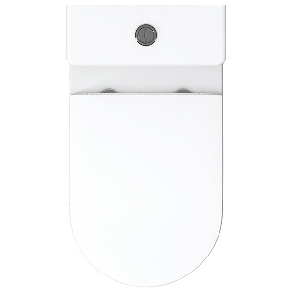 IMEX Blade 660mm Rimless Comfort Height Closed Back Close Coupled White Pan And Cistern