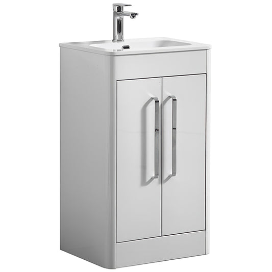 Imex Suburb Double Doors Floor Standing Cabinet - Basin Included