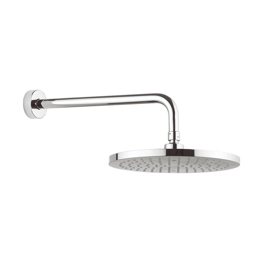 Fusion 250mm Round Fixed Head & 340mm Wall Arm