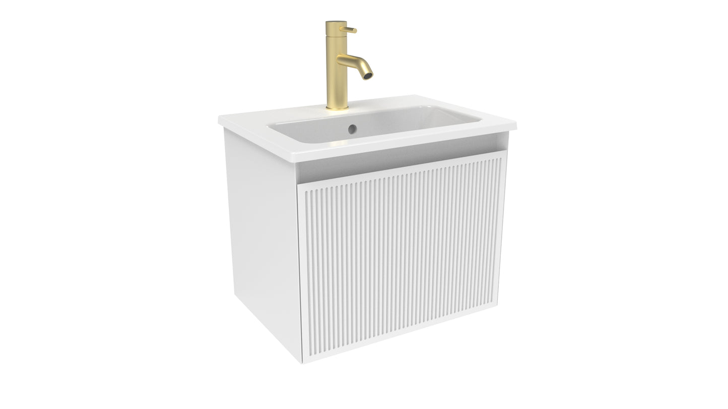 MONUMENT 50cm 1 drawer wall mounted unit