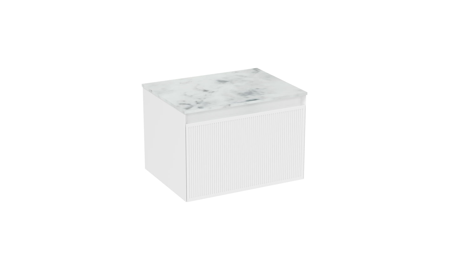 MONUMENT 60cm 1 drawer wall mounted unit