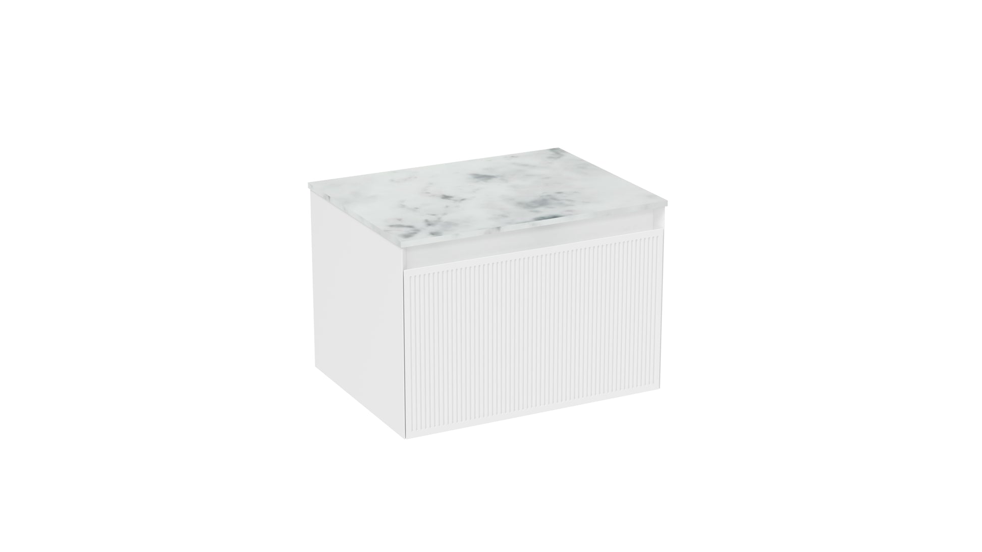 MONUMENT 60cm 1 drawer wall mounted unit