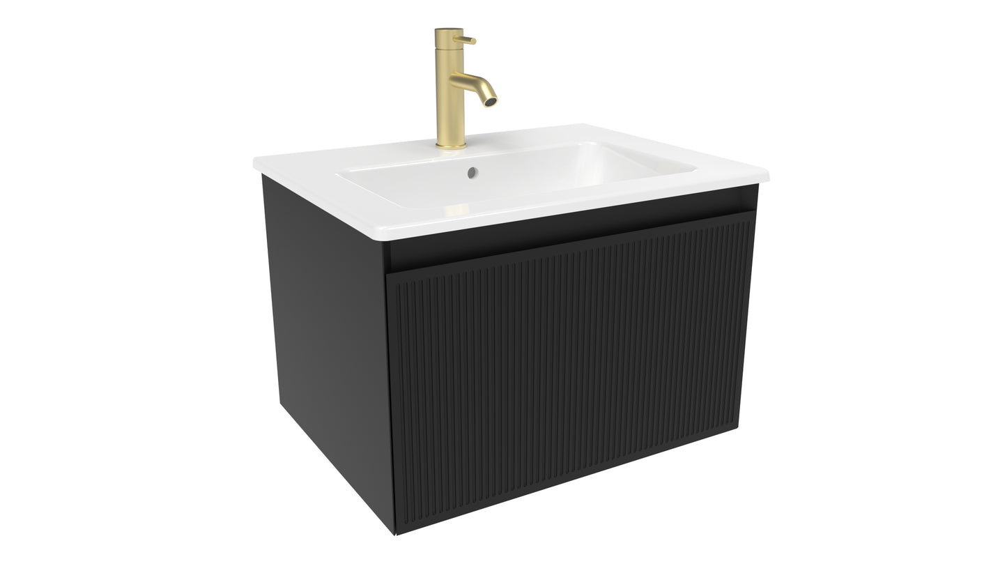 MONUMENT 60cm 1 drawer wall mounted unit