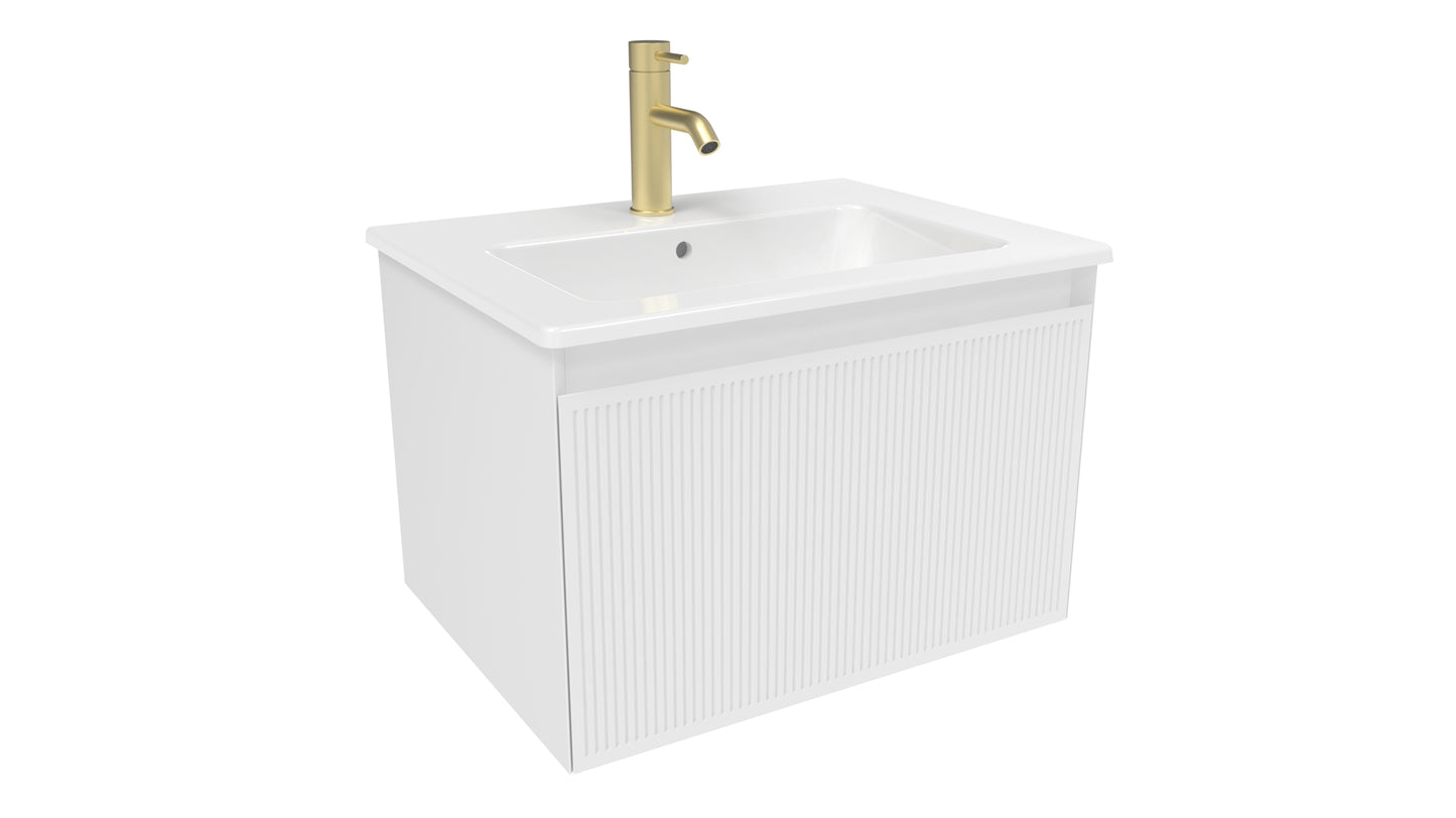 MONUMENT 60cm 1 drawer wall mounted unit