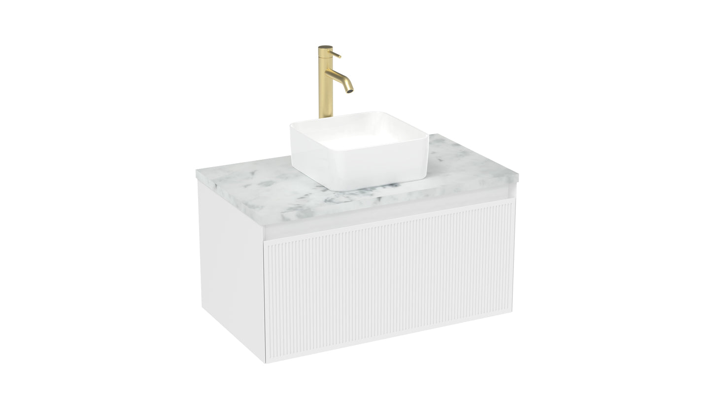 MONUMENT 80cm 1 drawer wall mounted unit