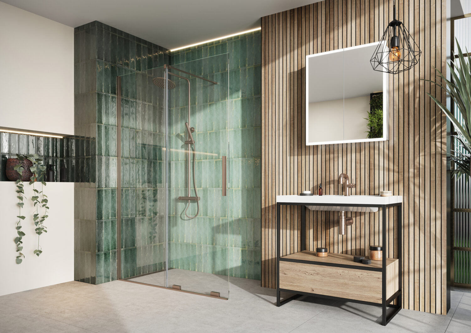 Momentum Sliding Wetroom 1600