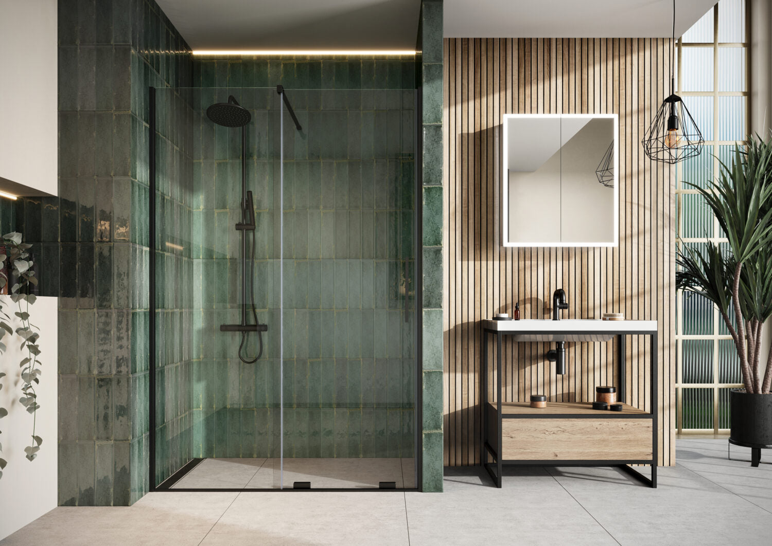 Momentum Sliding Wetroom 1100