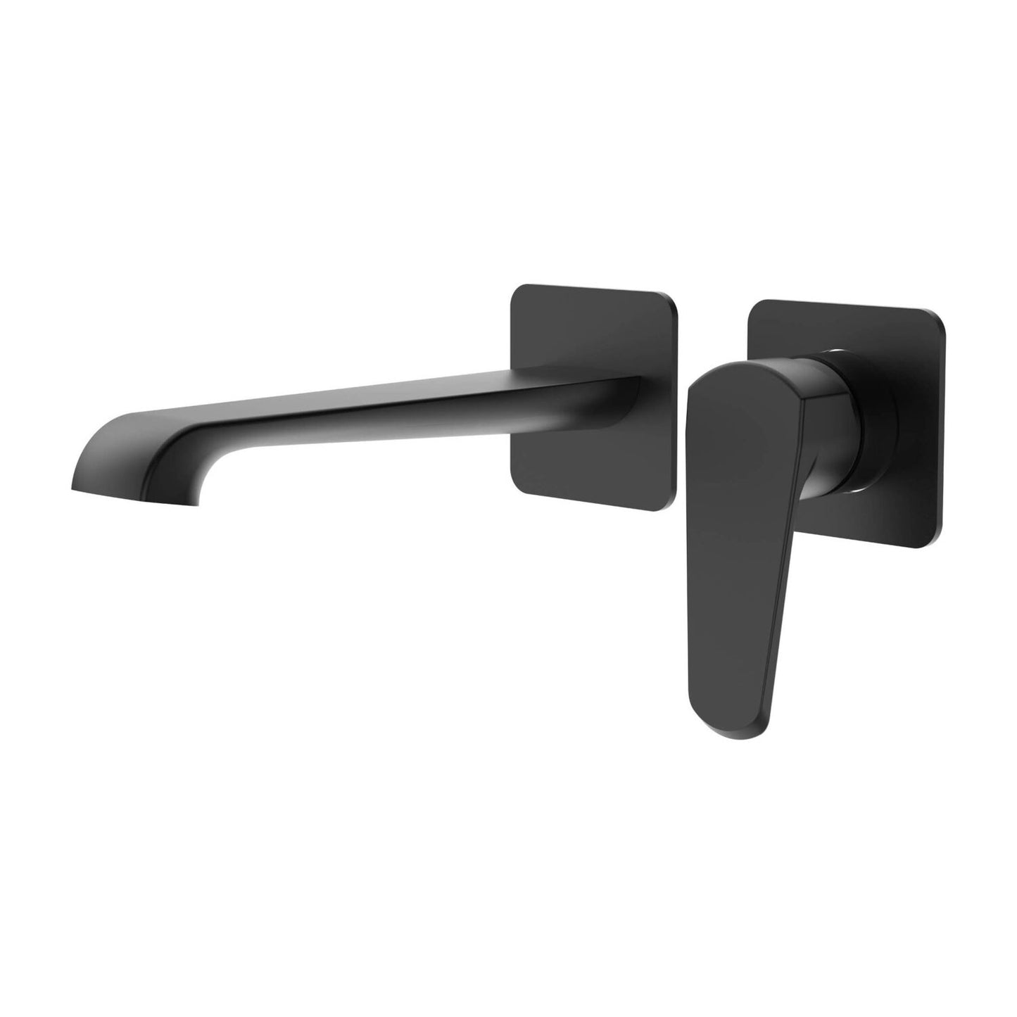 Montana Wall Mounted Bath Mixer Matte Black