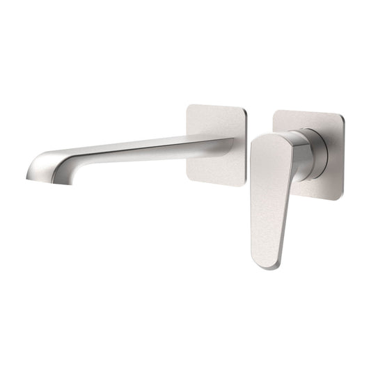 Montana Wall Mounted Bath Mixer Brushed Nickel