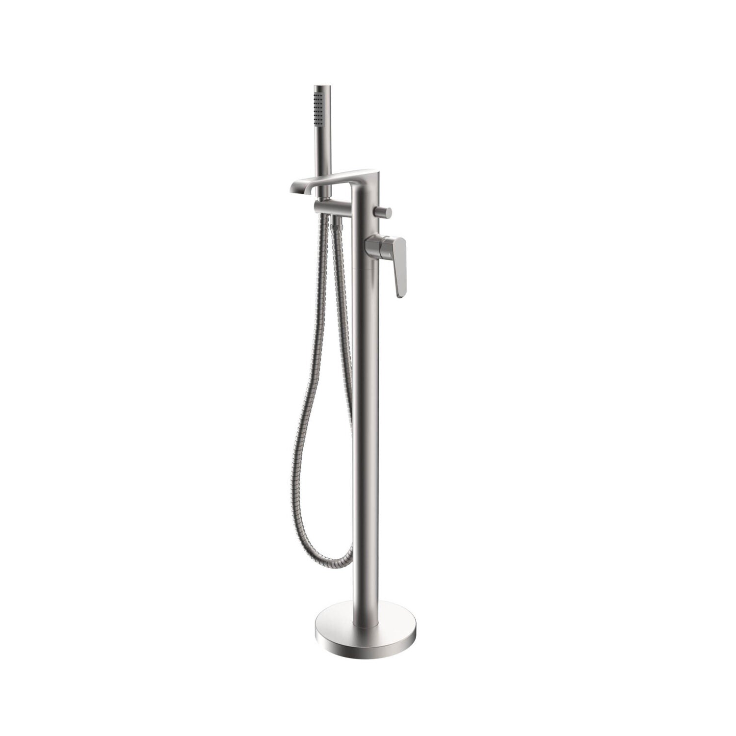 Montana Freestanding Bath Shower Mixer Brushed Nickel