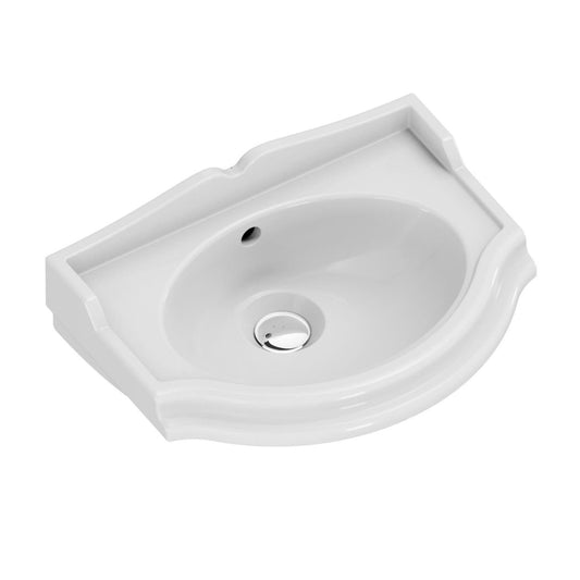 Alaric White Wall Hung Wash Basin