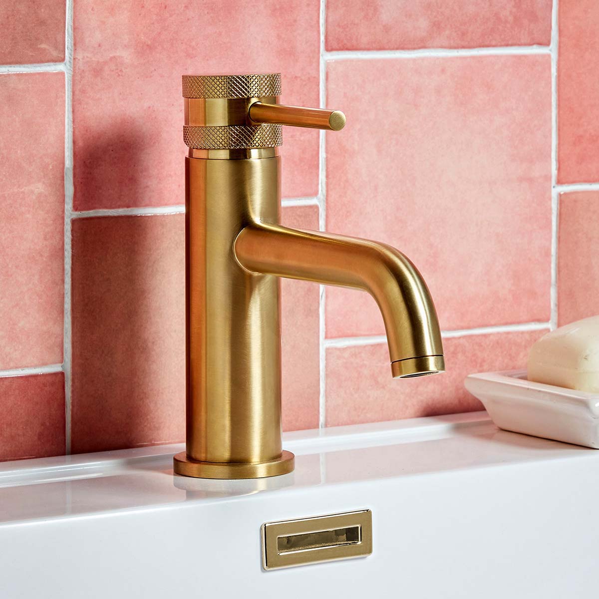 Core Mono Basin Mixer Brushed Brass