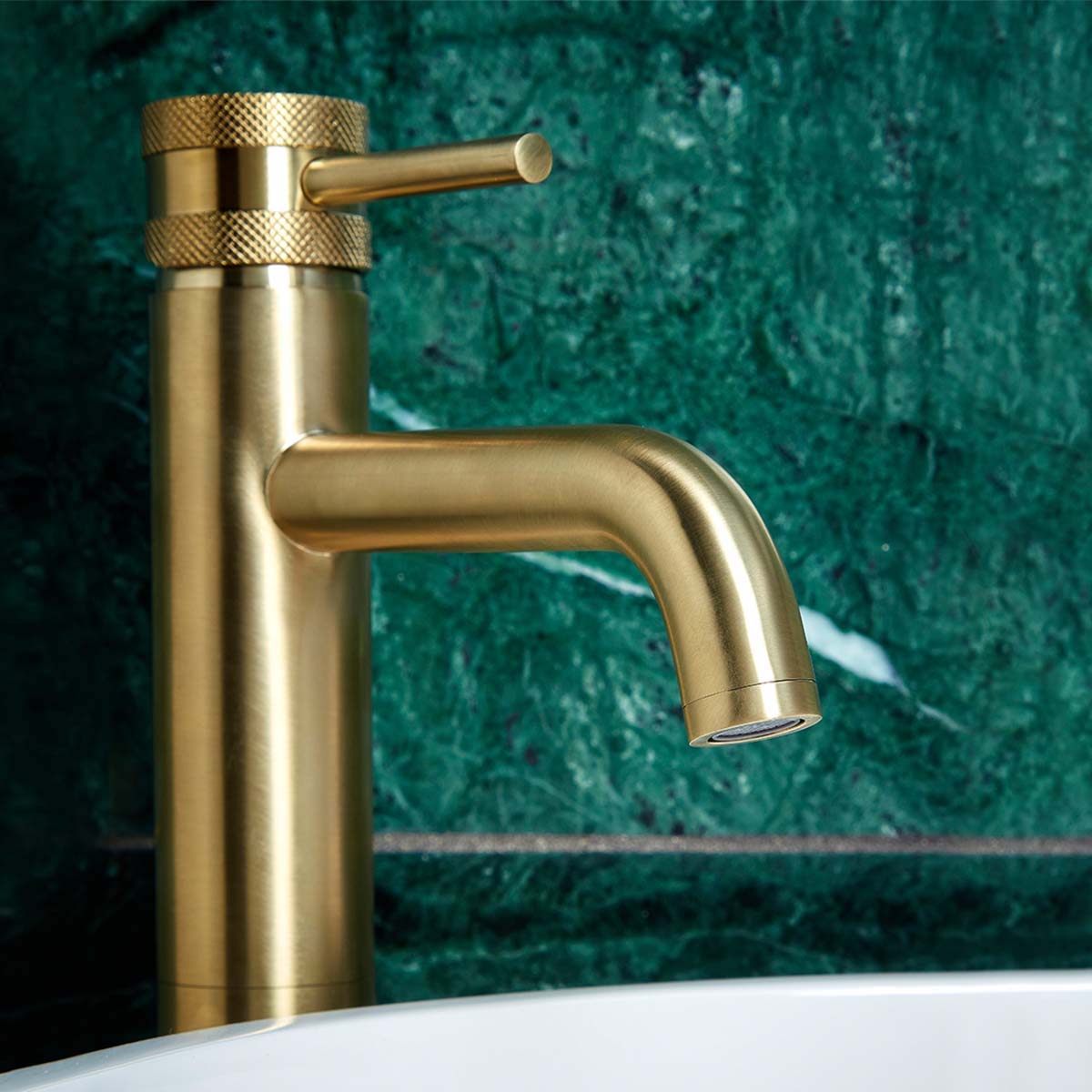 Core Tall Mono Basin Mixer Brushed Brass