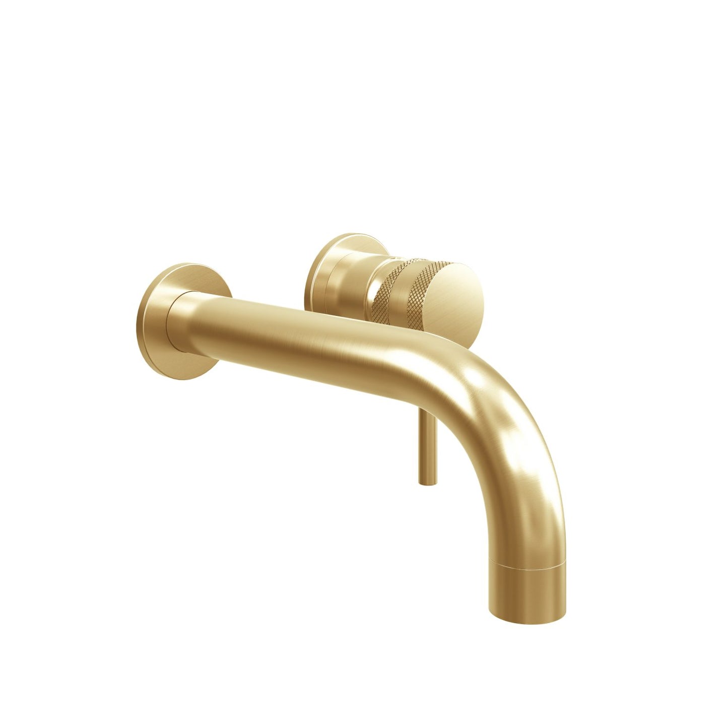 Core Wall Mounted Basin Tap Brushed Brass
