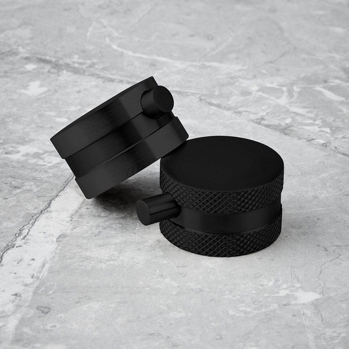 Core Black Round Handle, Handset & Mounting Bracket