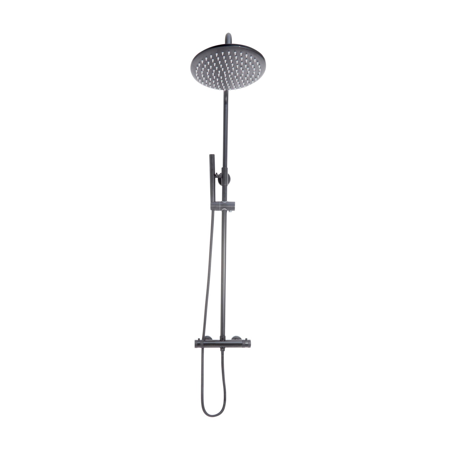 Core Gunmetal Round Rigid Riser Shower