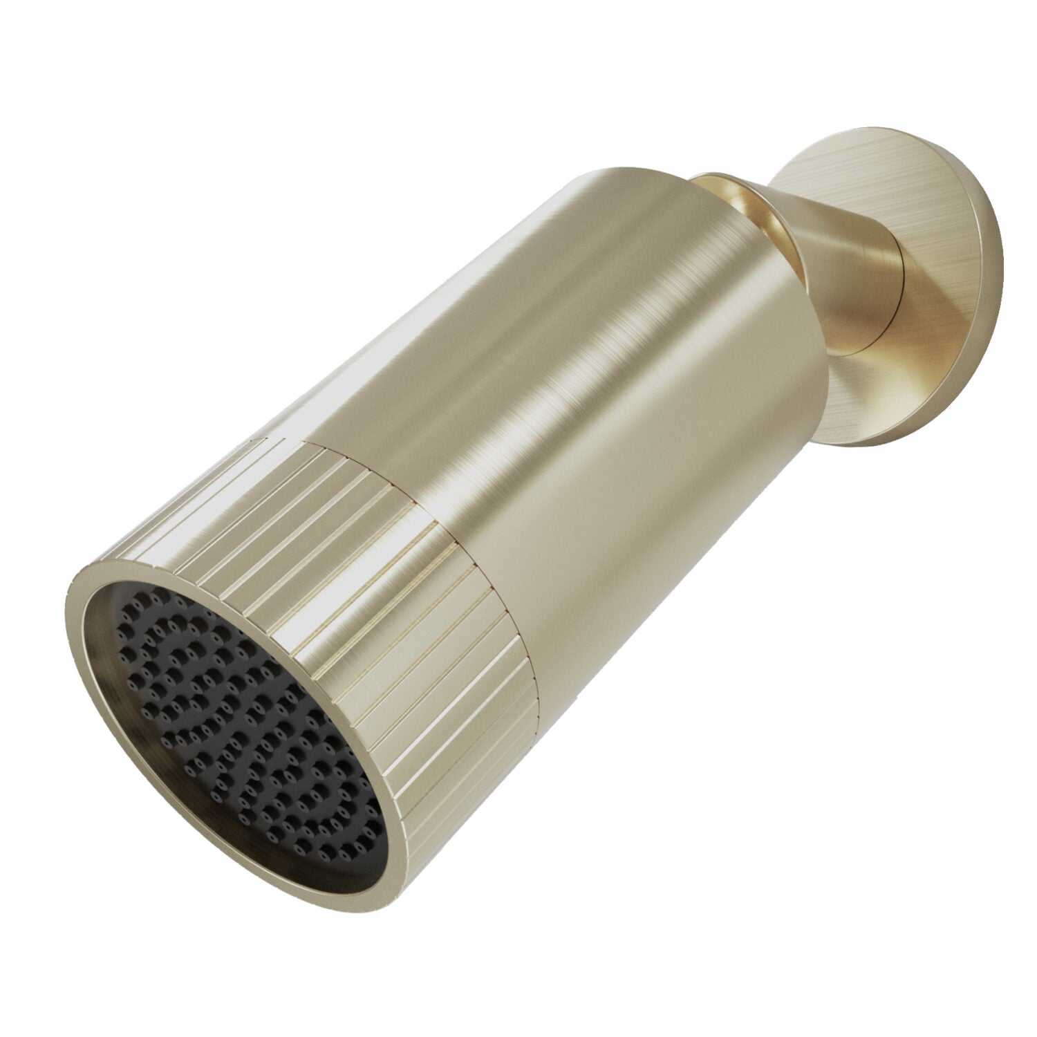 Core Spotlight Shower Head Brushed Brass