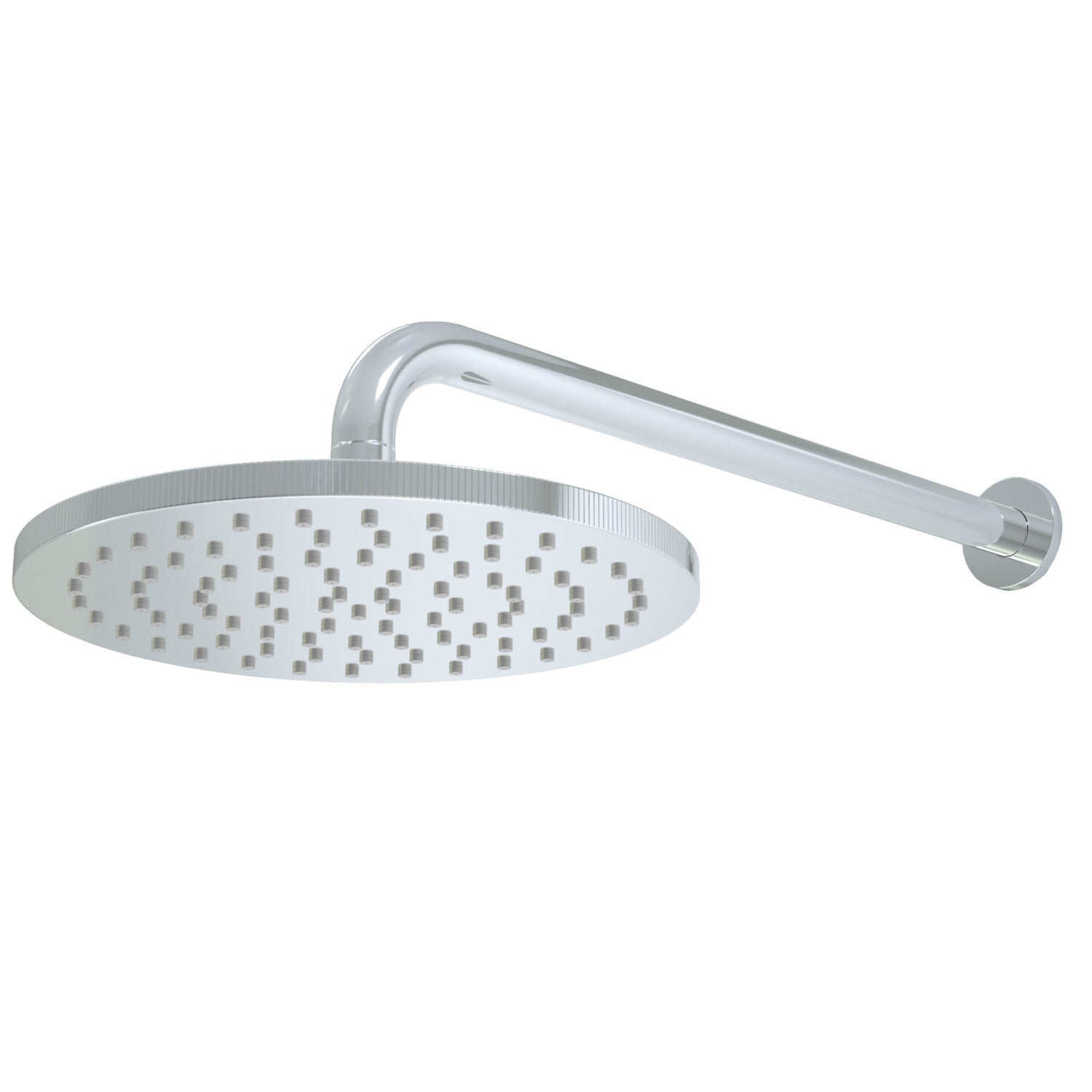 Core Round Shower Head & Arm Chrome