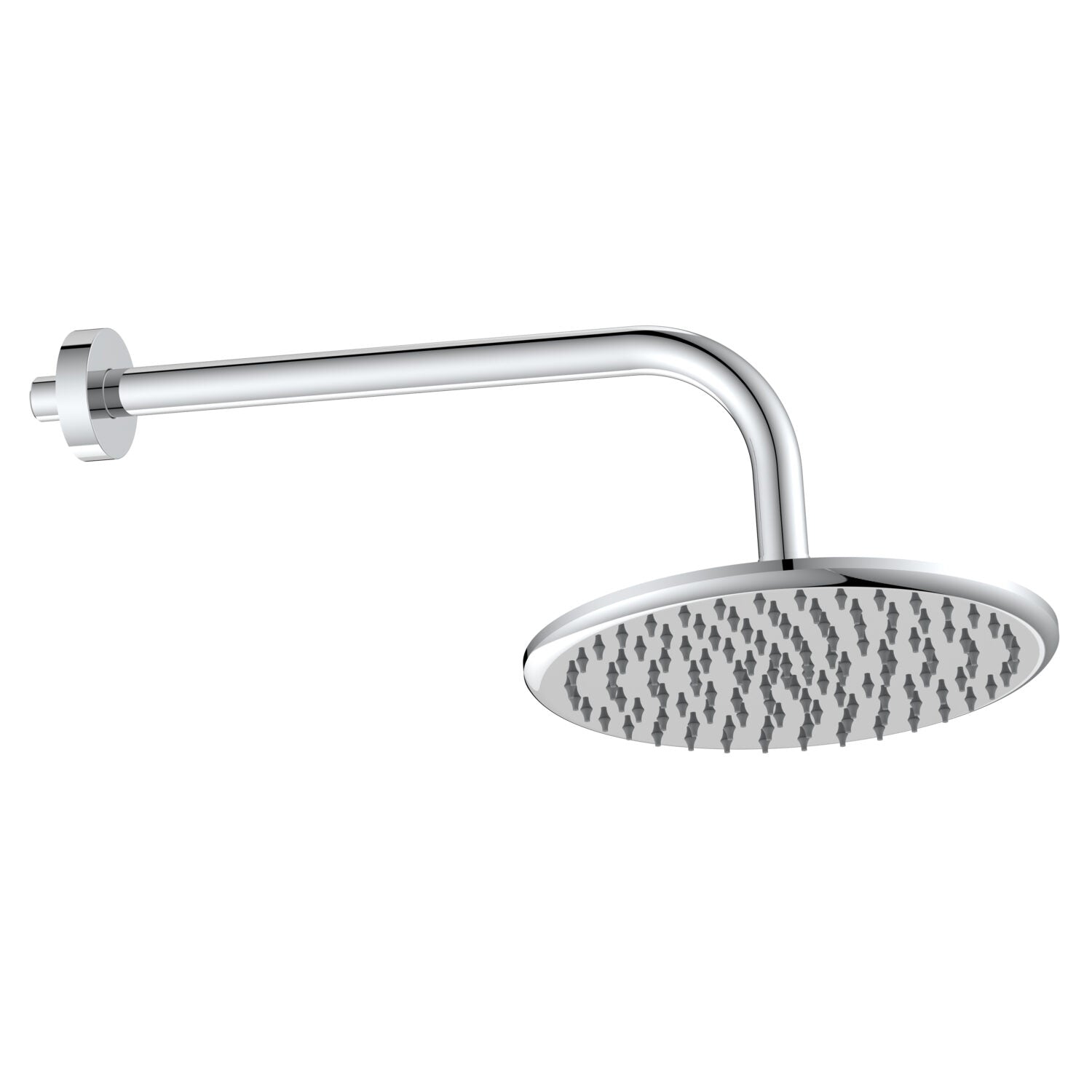 Round Shower Arm & Head Brushed Nickel